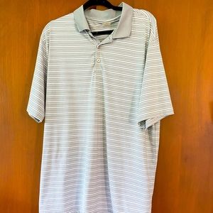 Mens Tehama gray polo shirt